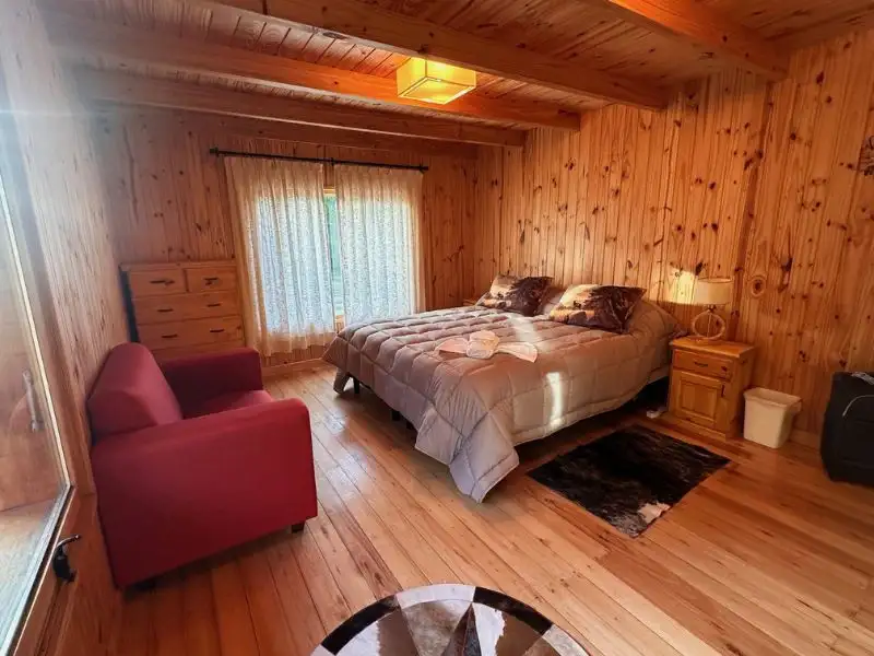 Patagonian mountain scenery near the lodge