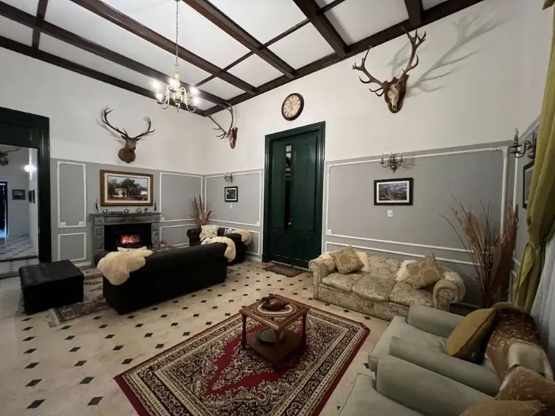 Santa Adela lodge dining space